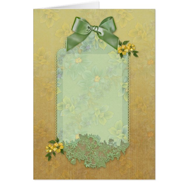 Jaguarwoman's "Floral Card" (Front)