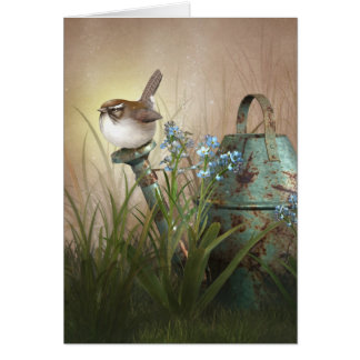 Jaguarwoman's "Indian Summer Garden With Wren"