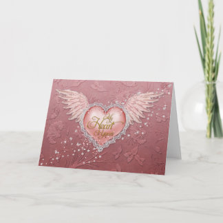 Jaguarwoman's "Pink Valentine Heart" Holiday Card