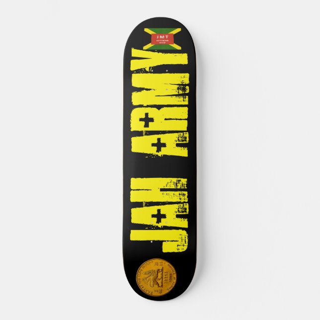 JAH ARMY Skateboard (Front)
