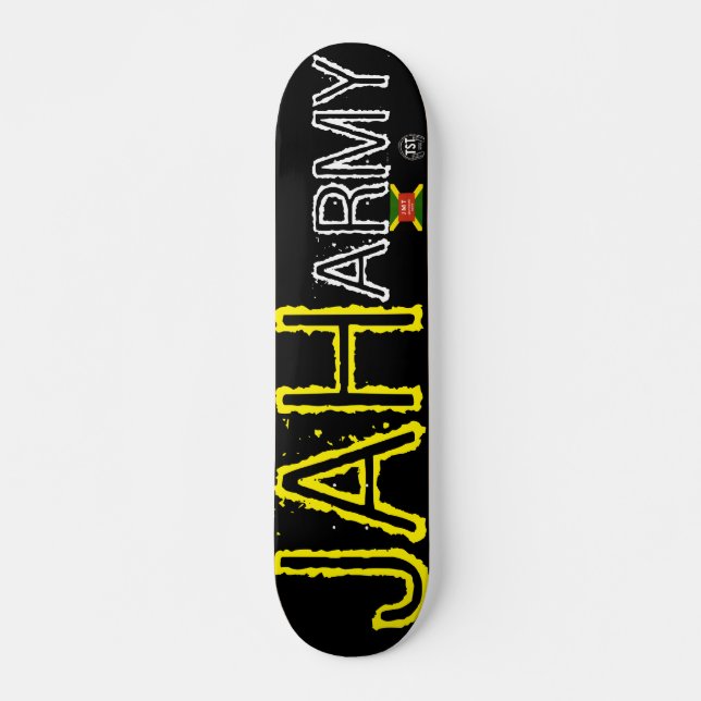 JAH ARMY  / TST Skateboard, 7¾" Deck Skateboard (Front)