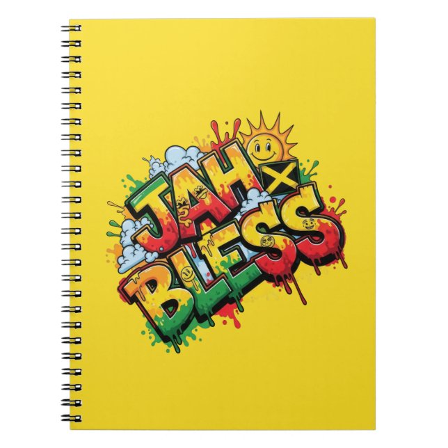 Jah Bless Reggae Notebook (Front)