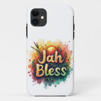Jah Bless Reggae Watercolor iPhone 11 Case