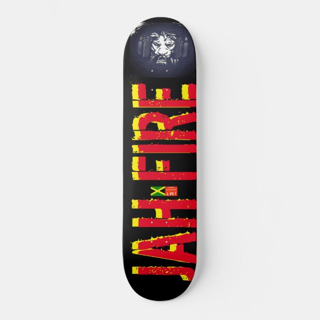 JAH FIRE  Skateboard (Front)