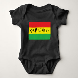 Jah Lives! Baby Bodysuit
