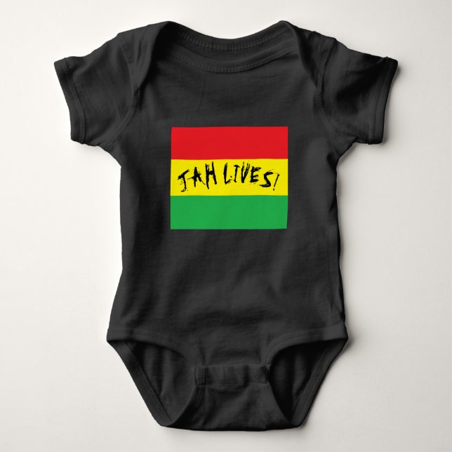 Jah Lives! Baby Bodysuit (Front)