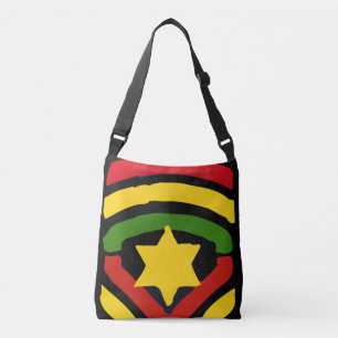 Jah Rastafari All Over Design Cross Body Bag