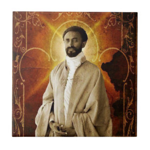 Jah Rastafari Haile Selassie Rasta Livity Roots  Tile