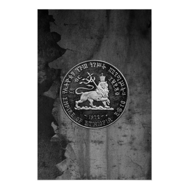 Jah Rastafari Lion of Judah Reggae Rasta Roots Poster (Front)