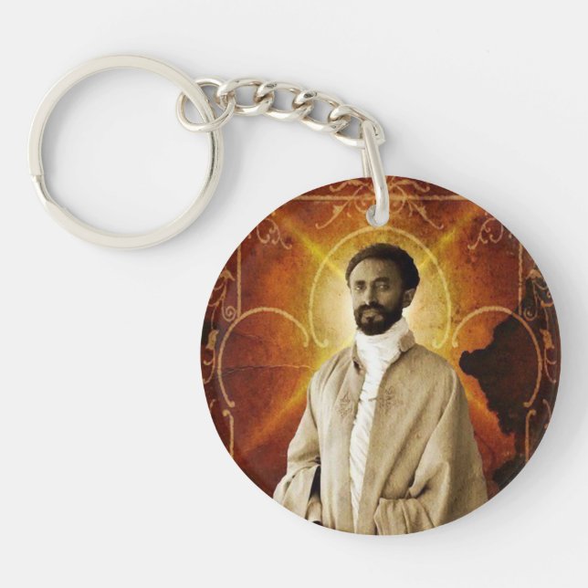 Jah Rastafari Rasta Livity INI One Love Roots Key Ring (Front)