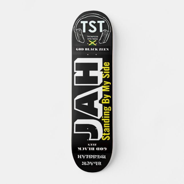 JAH STANDING MY SIDE Skateboard (Front)