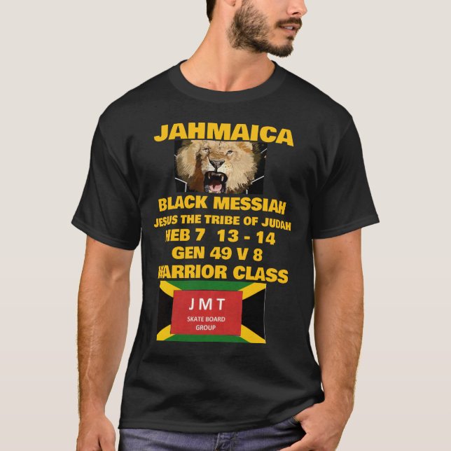 JAHMAICA  OFFCIAL Basic Dark T-Shirt (Front)