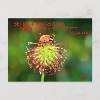 Jahrestext 2019 postcard