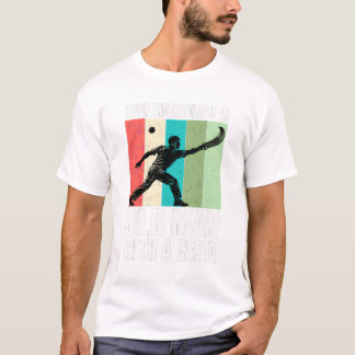 Jai Alai Player Cesta Old Man Humour T-Shirt