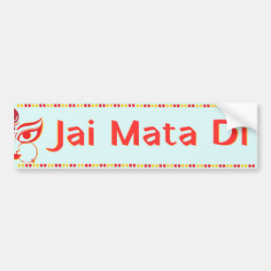 "Jai Mata Di" Maa Durga Hindu Bumper Sticker