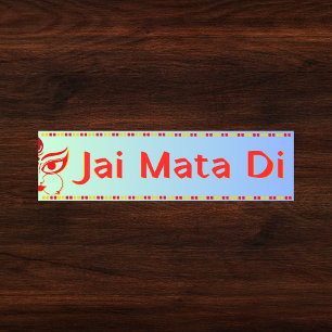 "Jai Mata Di" Maa Durga Hindu Bumper Sticker