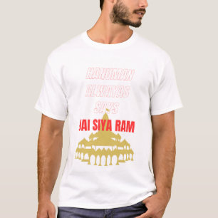 Jai Siya Ram Spiritual Hindu T-Shirt   Ram Bhakt H