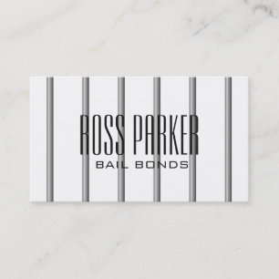 Jail Bail Bonds Company Business Card