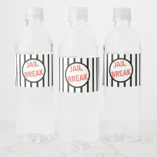 Jail Break Welcome Home Water Bottle Label