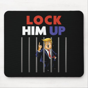 Jail Trump Shirt - Lock Him Up - Anti Trump Mouse Mat