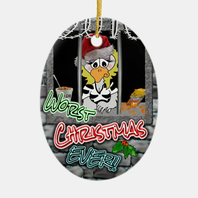Jailbird Christmas Ornament 2014 (Front)