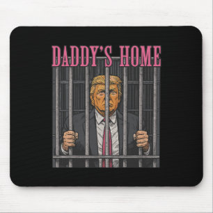 Jailed Leader Humour Statement Daddy's Home Anti T Mouse Mat