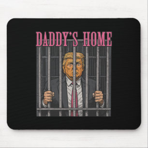 Jailed Leader Humour Statement Daddy's Home Anti T Mouse Mat