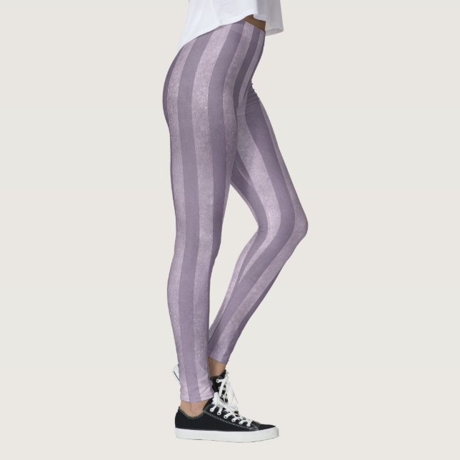 Jailhouse Rock Leggings - Retro Lavender Chic (Right)