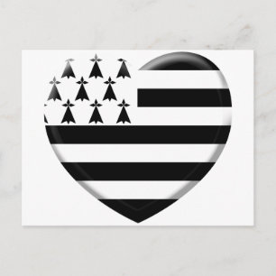 j'aime la Bretagne Postcard