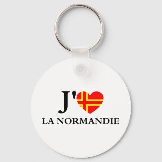 J'aime la Normandie Key Ring