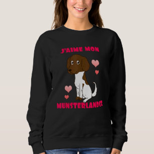 J'aime Mon Munsterlander Soft Dog Sweatshirt