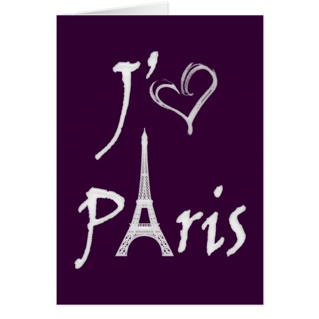 j'aime Paris (Front)