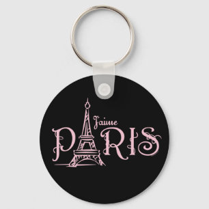 J'aime Paris (Dark) Keychain