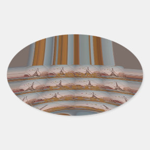 J'aime Paris ( I Love Paris ) Oval Sticker