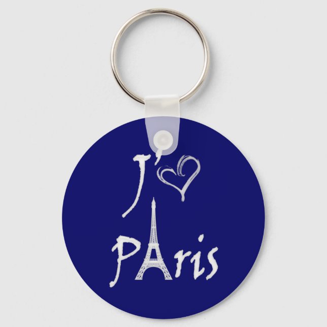 j'aime Paris Key Ring (Front)