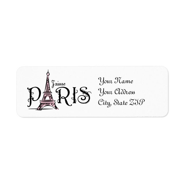 J'aime Paris Label (Front)