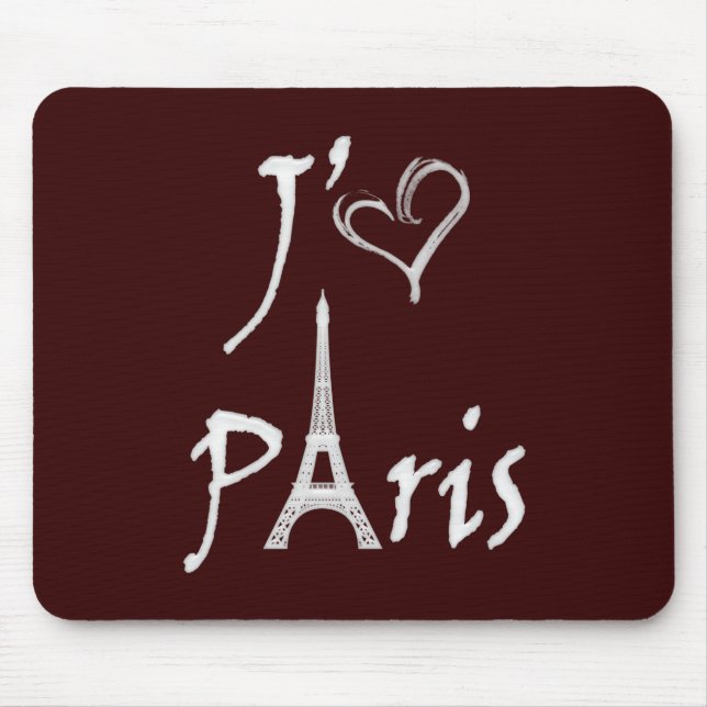 j'aime Paris Mouse Mat (Front)