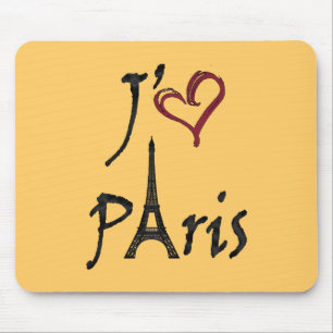 j'aime Paris Mouse Mat