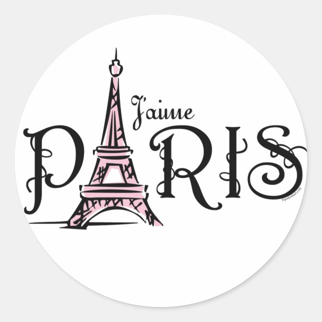 J'aime Paris Sticker (Front)