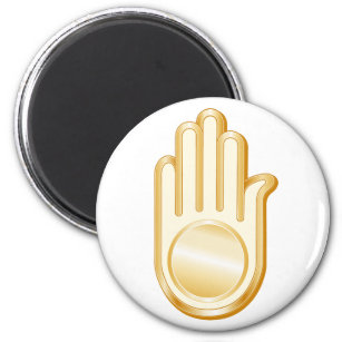 Jain Symbol Magnet