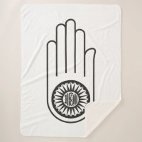 Jain Symbol of Ahimsa (Hand of Non-Violence)