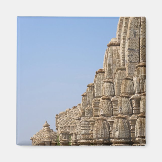 Jain temple in Chittorgarh Fort, India Magnet (Front)