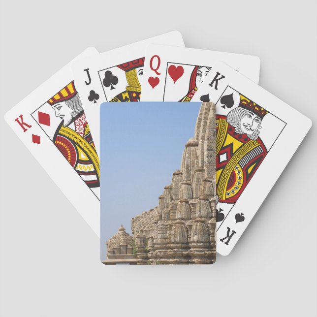 Jain temple in Chittorgarh Fort, India Playing Cards (Back)