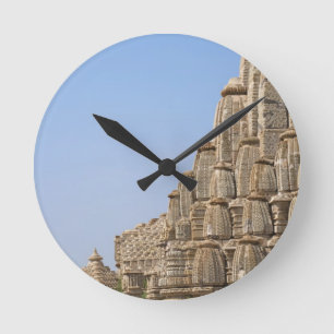 Jain temple in Chittorgarh Fort, India Round Clock