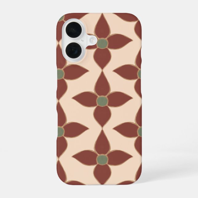 Jaipur Bloom iPhone 16 Case (Back)