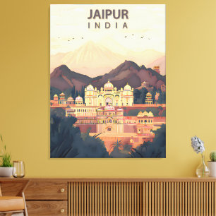 Jaipur – India’s Royal Pink City Canvas Print