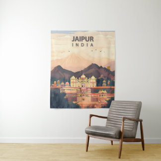 Jaipur – India’s Royal Pink City Tapestry