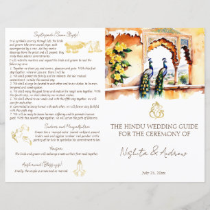 Jaipur peacocks Indian wedding rituals program