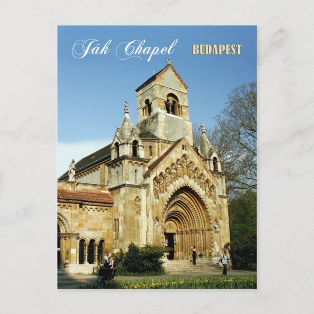 Ják Chapel, Vajdahunyad Castle, Budapest, Hungary Postcard (Front)