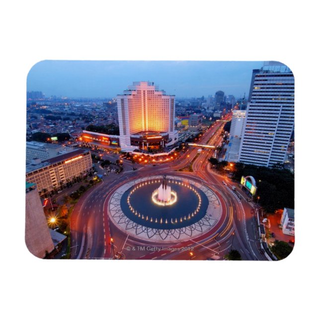Jakarta Cityscape Magnet (Horizontal)